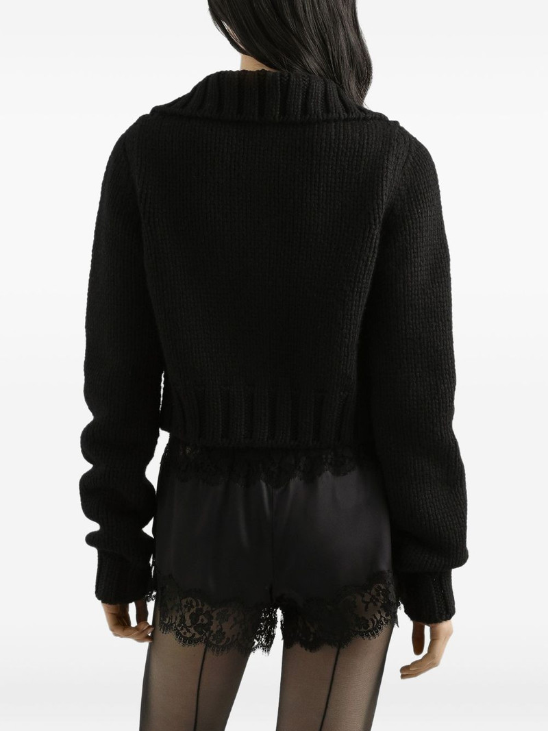 ribbed long-sleeves cardigan 5
