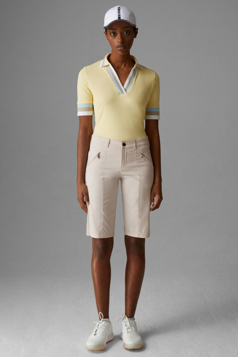 BOGNER ZENA FUNCTIONAL BERMUDA SHORTS IN SAND outlook