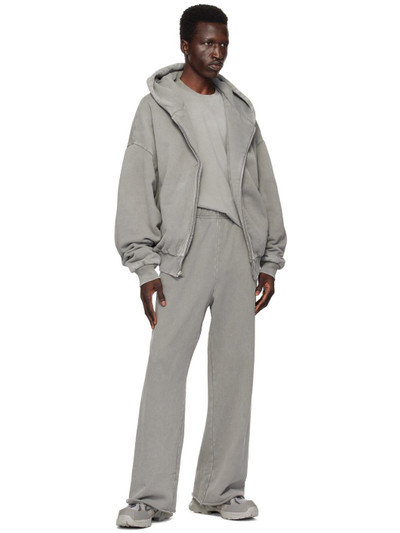 entire studios Gray Thermal Hoodie outlook