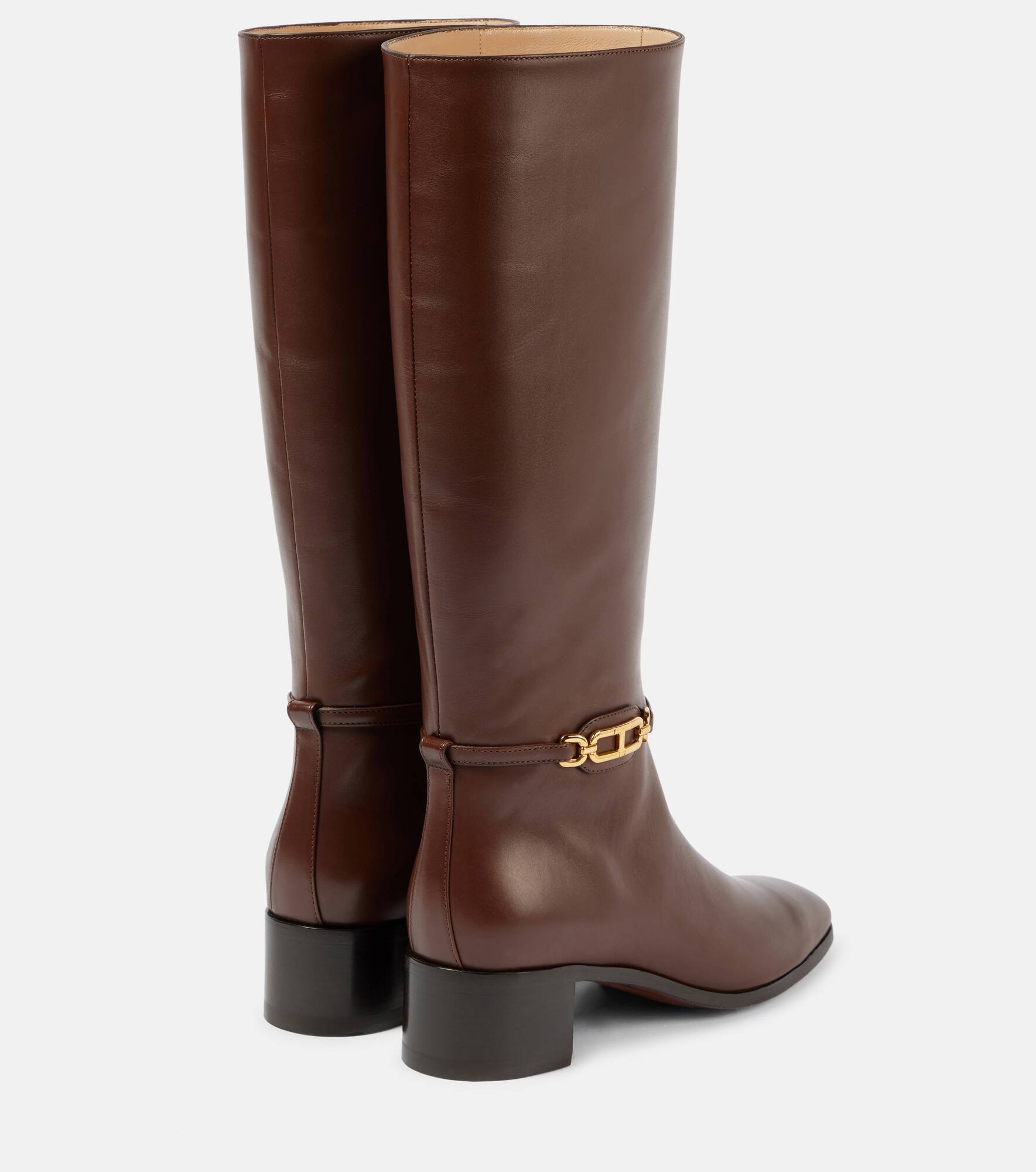 Whitney leather knee-high boots - 3