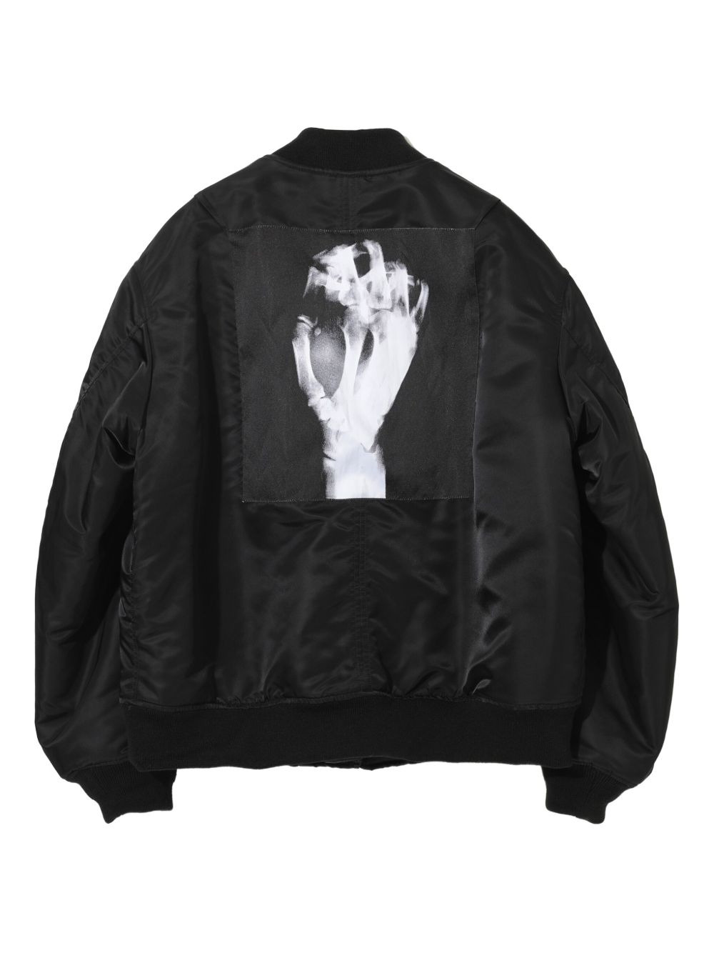 graphic-print bomber jacket - 2
