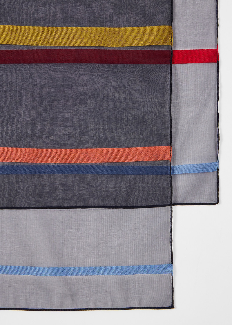 Paul Smith Women's Sheer Stripe Scarf outlook