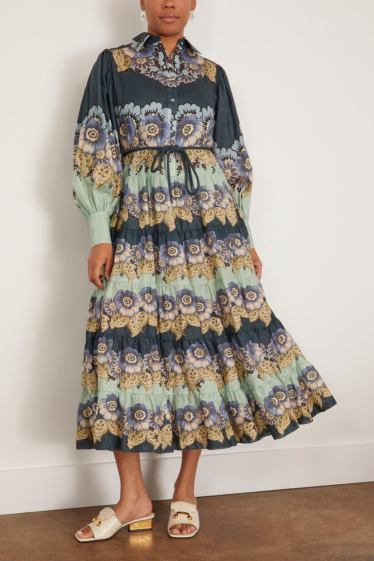 Madalena Shirtdress in Blue - 4