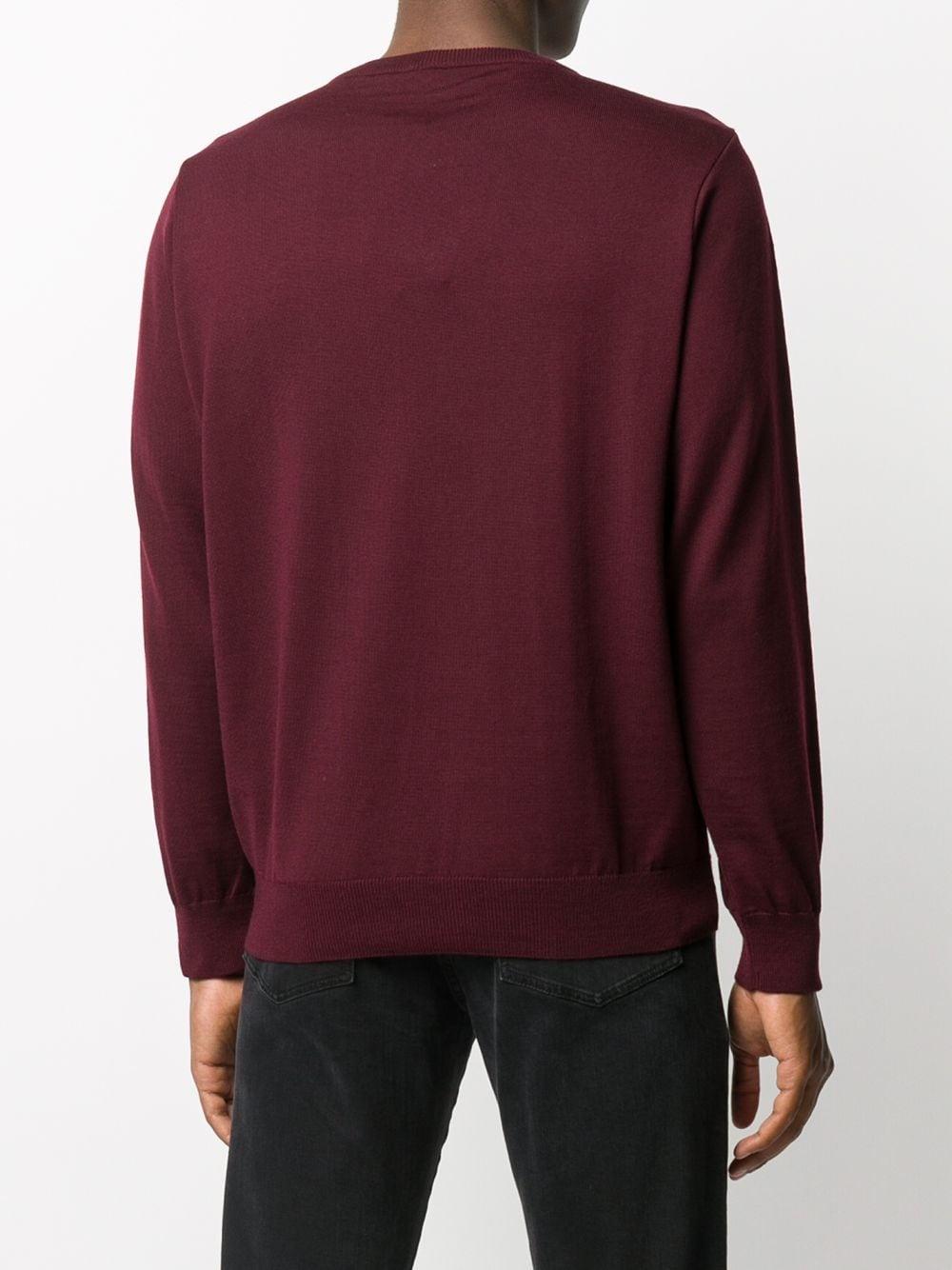 V-neck knit jumper - 4