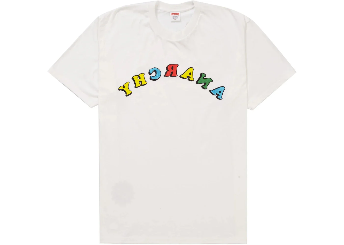 Supreme Jamie Reid Anarchy Tee White - 1