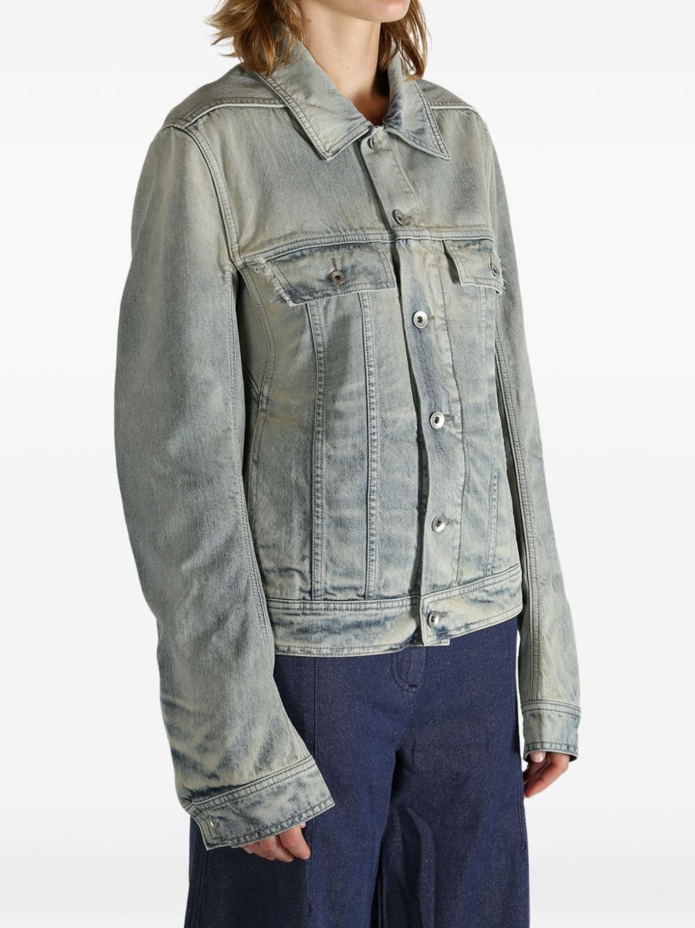 cotton denim jacket - 3
