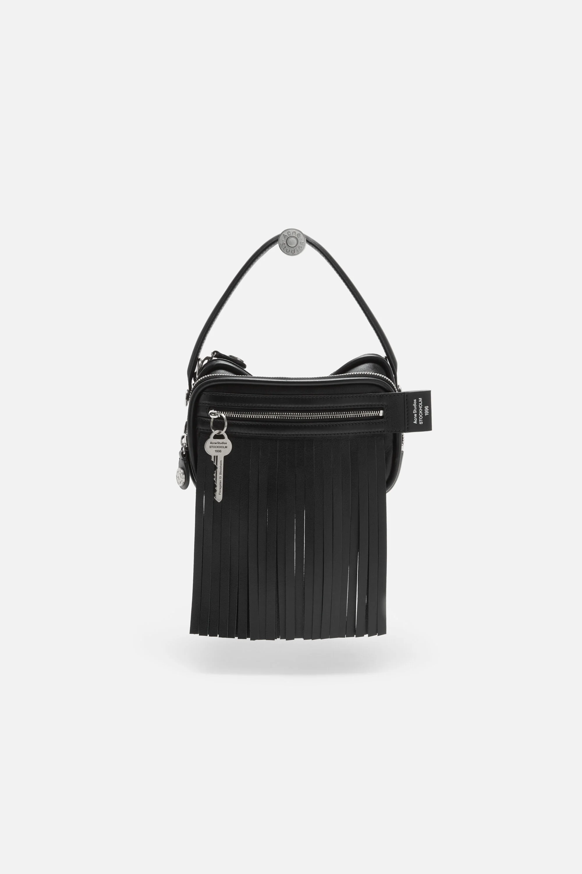 Camero kit fringed crossbody bag - Black - 1