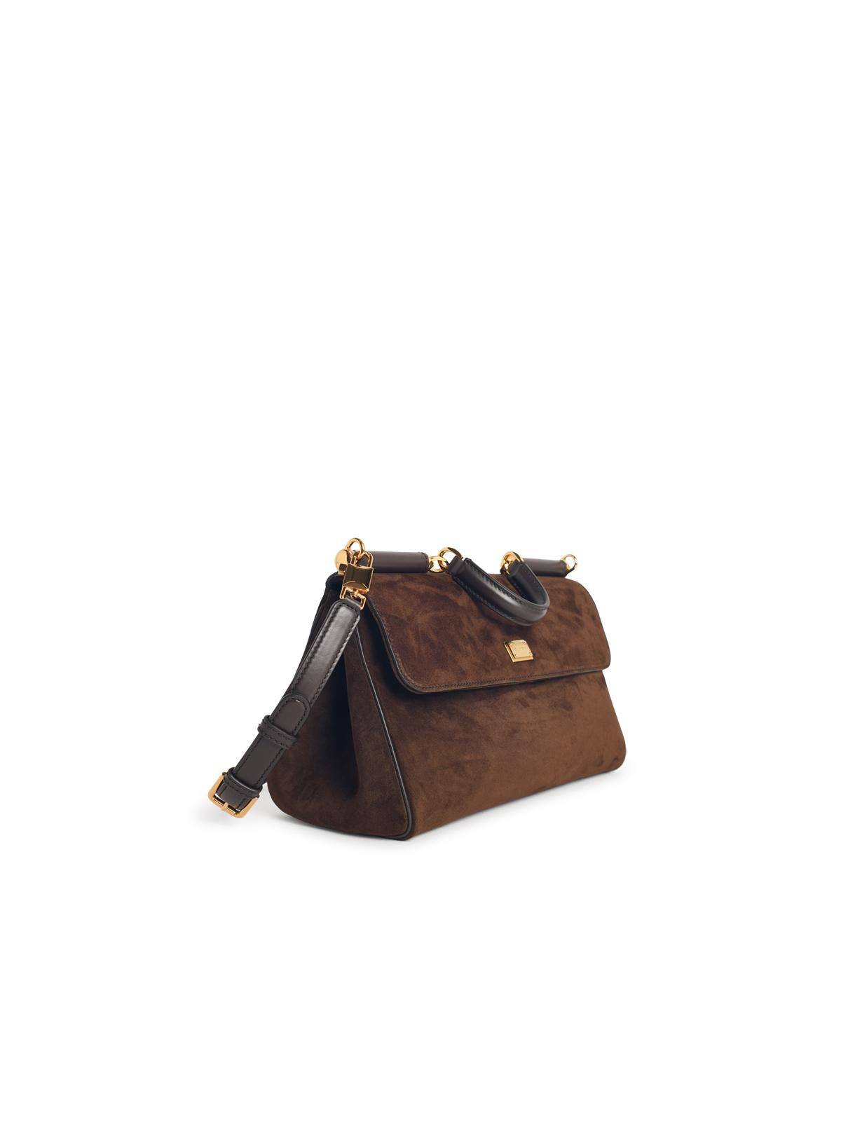 Dolce & Gabbana Sicily' Ebony Leather Bag Women - 2