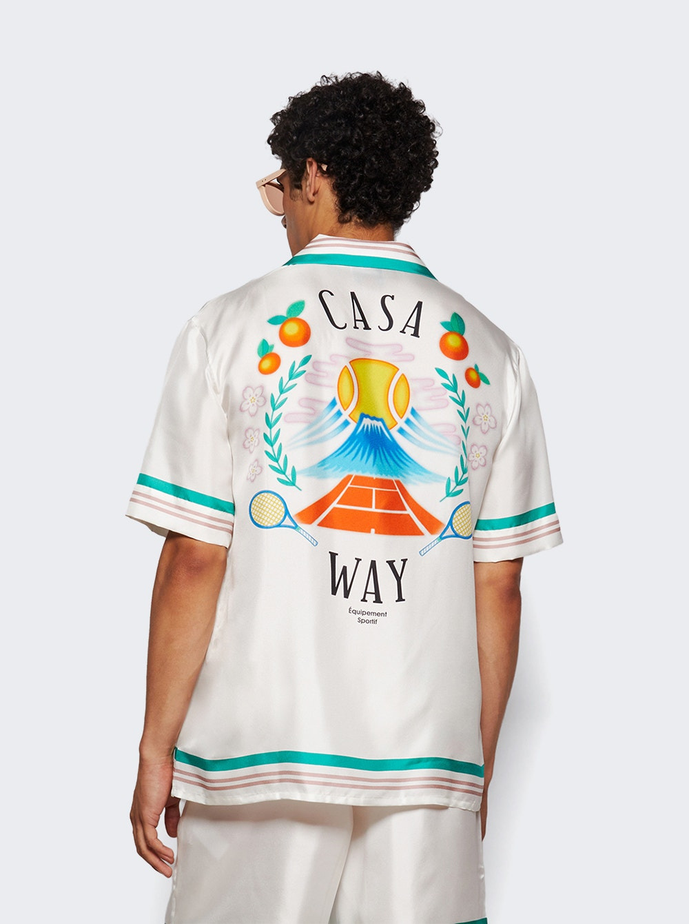 Cuban Collar Short Sleeve Shirt Casa Way - 4