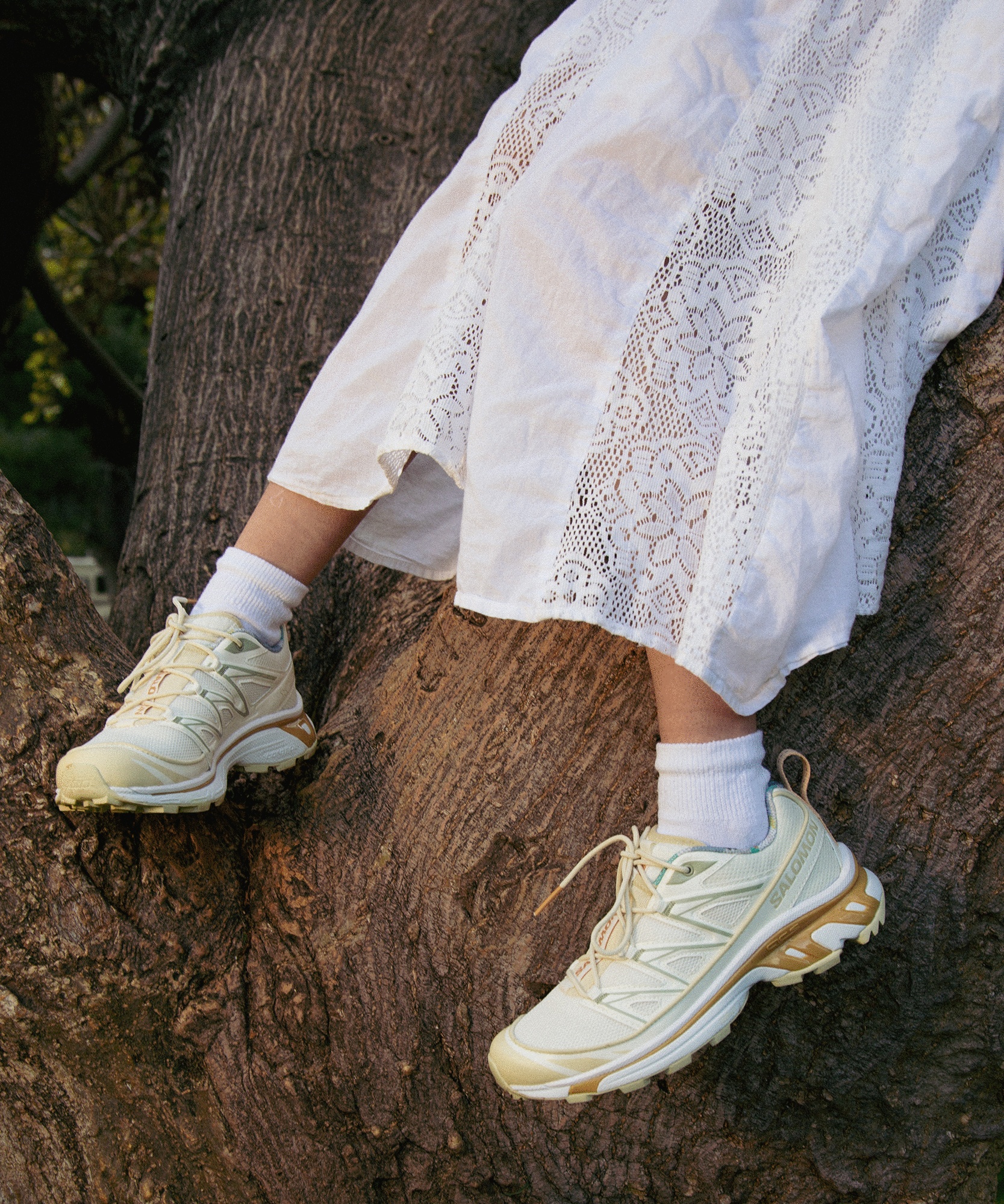靴 Salomon XT-6 Espadrille Cottage Core Salomon Drops Cottage Core XT-6 & RX MOC Pack | Hypebeast