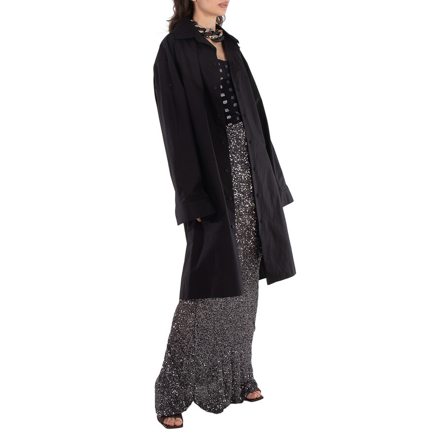 Balenciaga Ladies Kick Collar Dress - 4