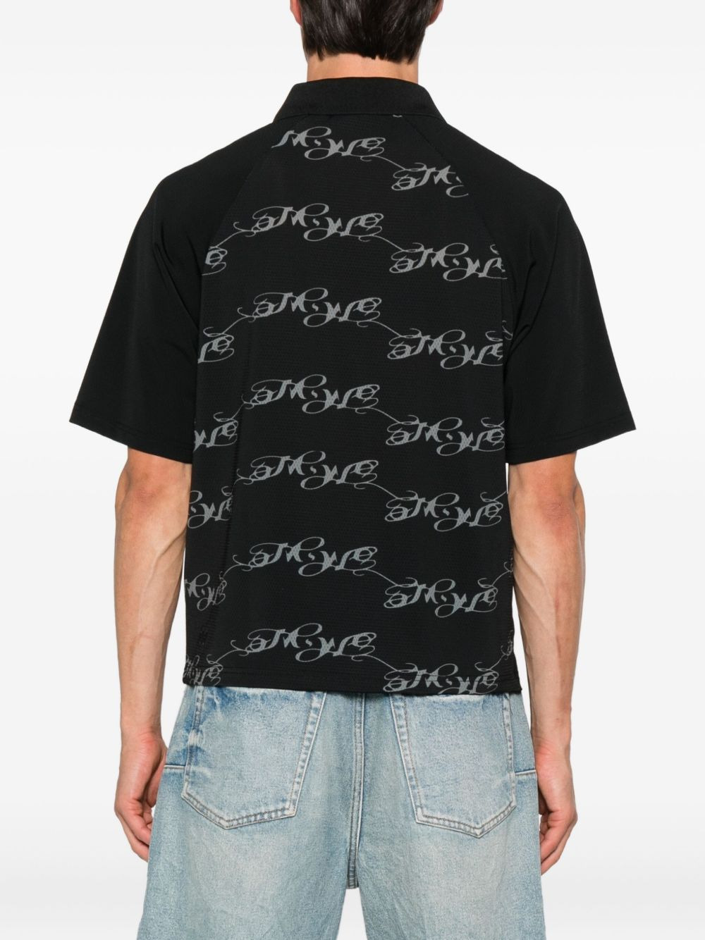 dog-print polo shirt - 4