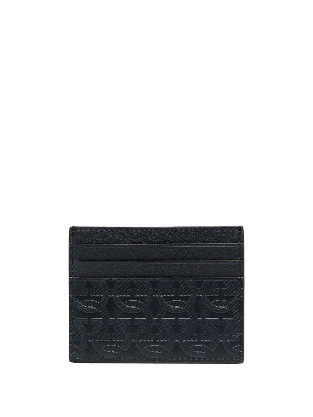 Gancini-embossed cardholder - 1