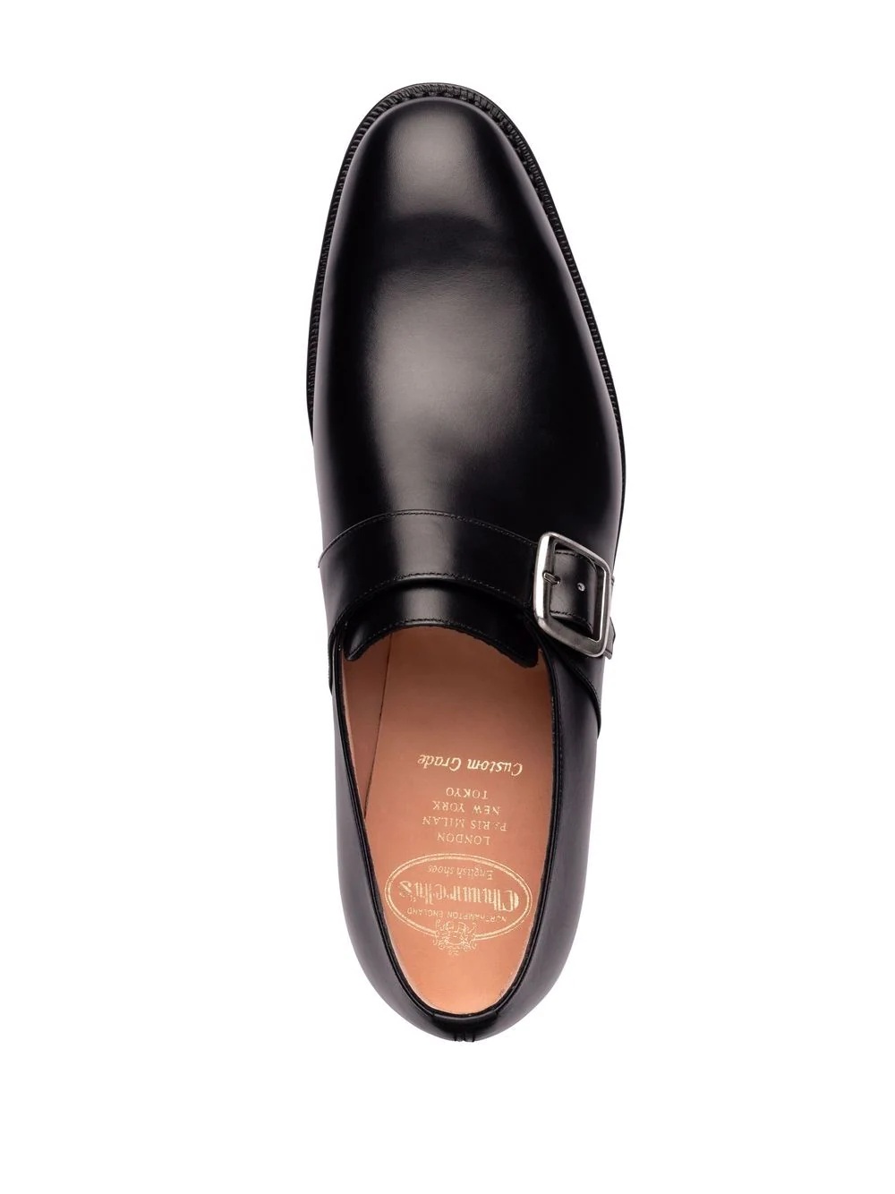 almond-toe monk shoes - 3