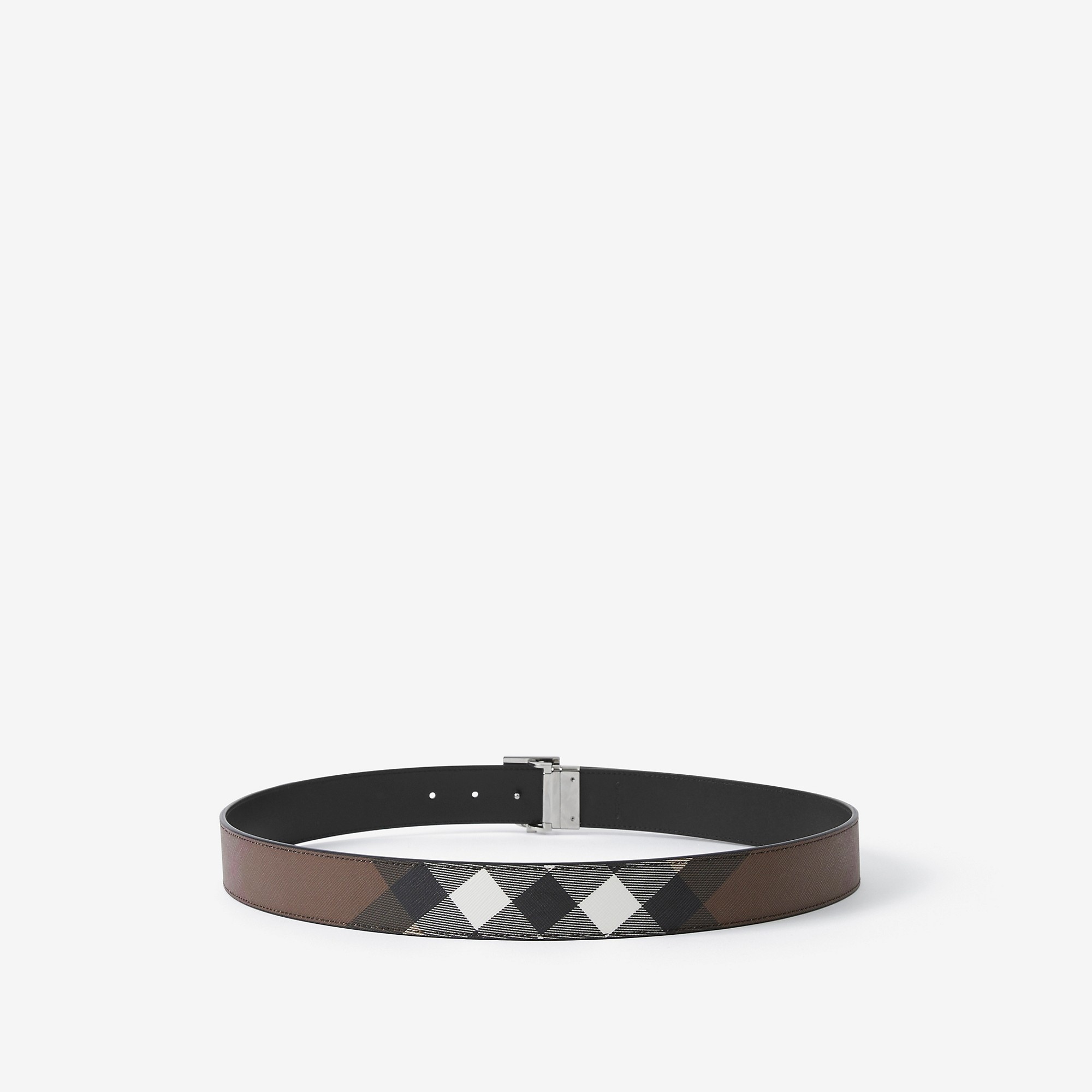 Reversible Monogram Motif Check Belt - 2
