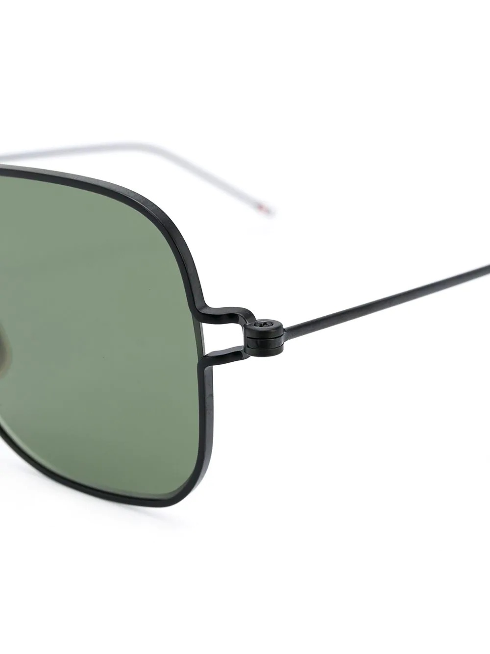 square-frame tinted sunglasses - 3