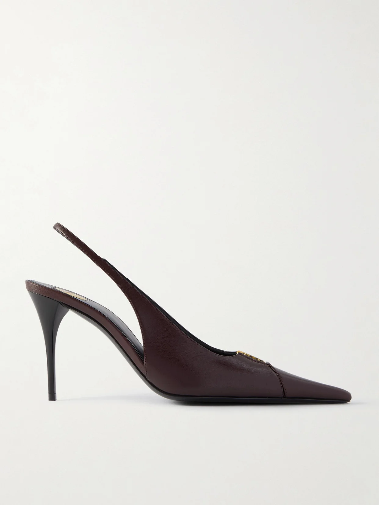 Babylone Leather Slingback Pumps - 1