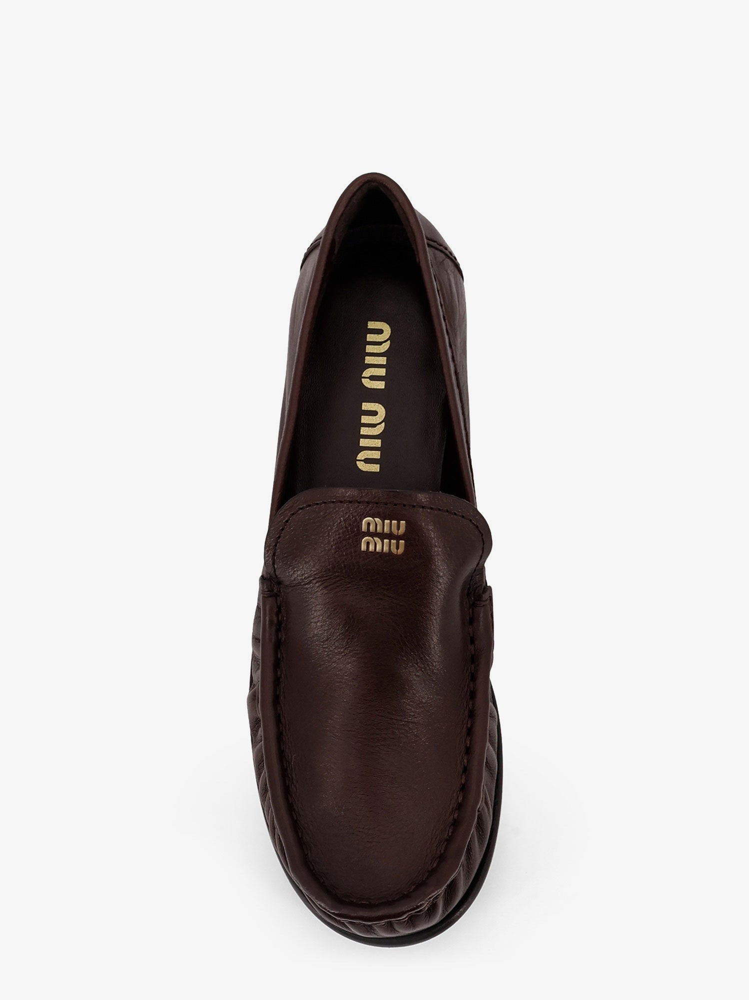 Miu Miu Leather Loafers - 5