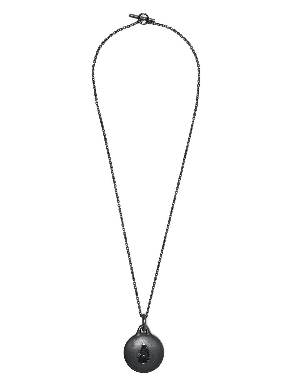 Disk diamond necklace - 3