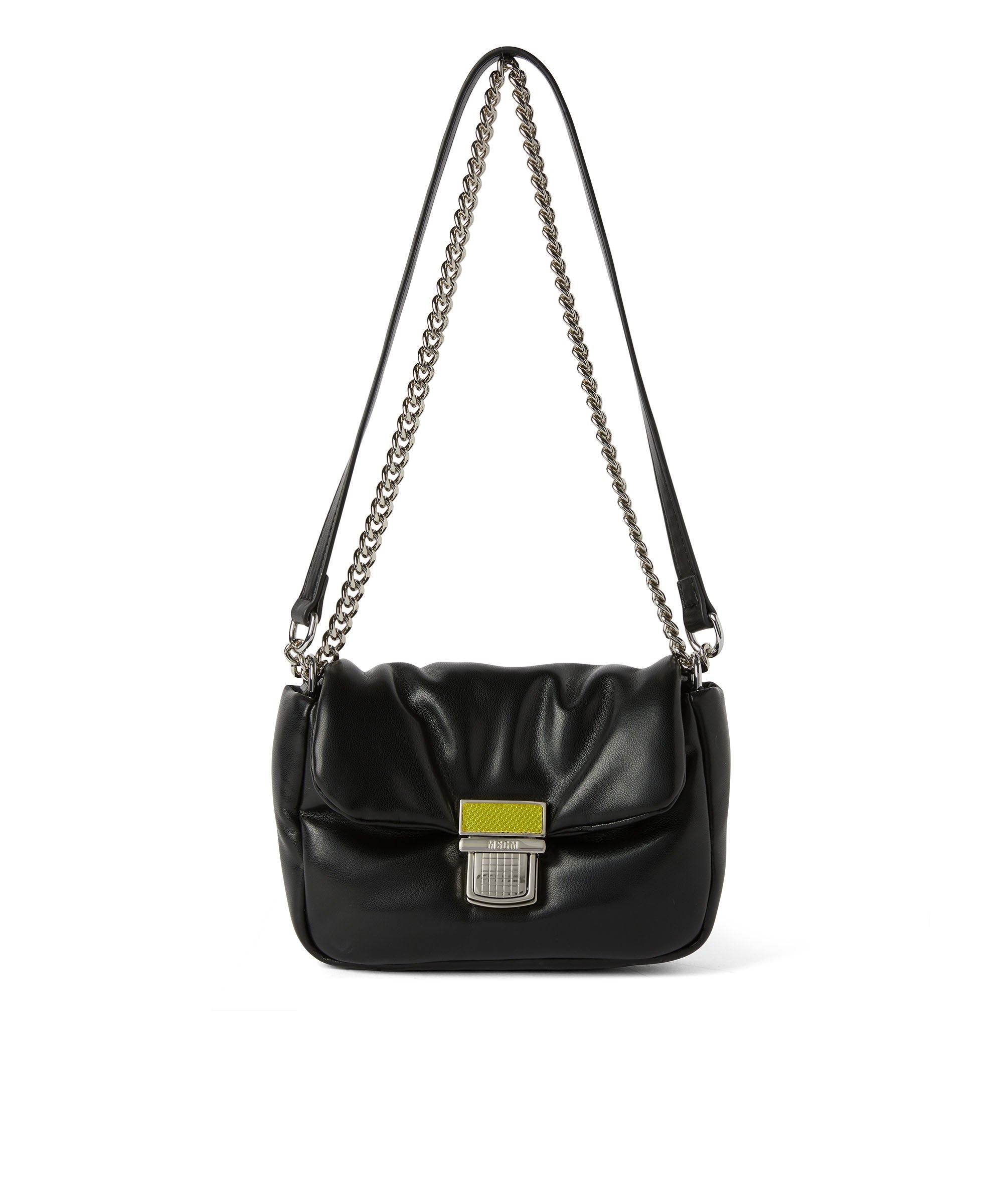 Puffer handbag with snap - 5
