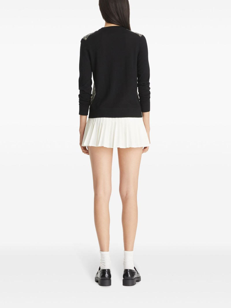 silk-front cardigan 3