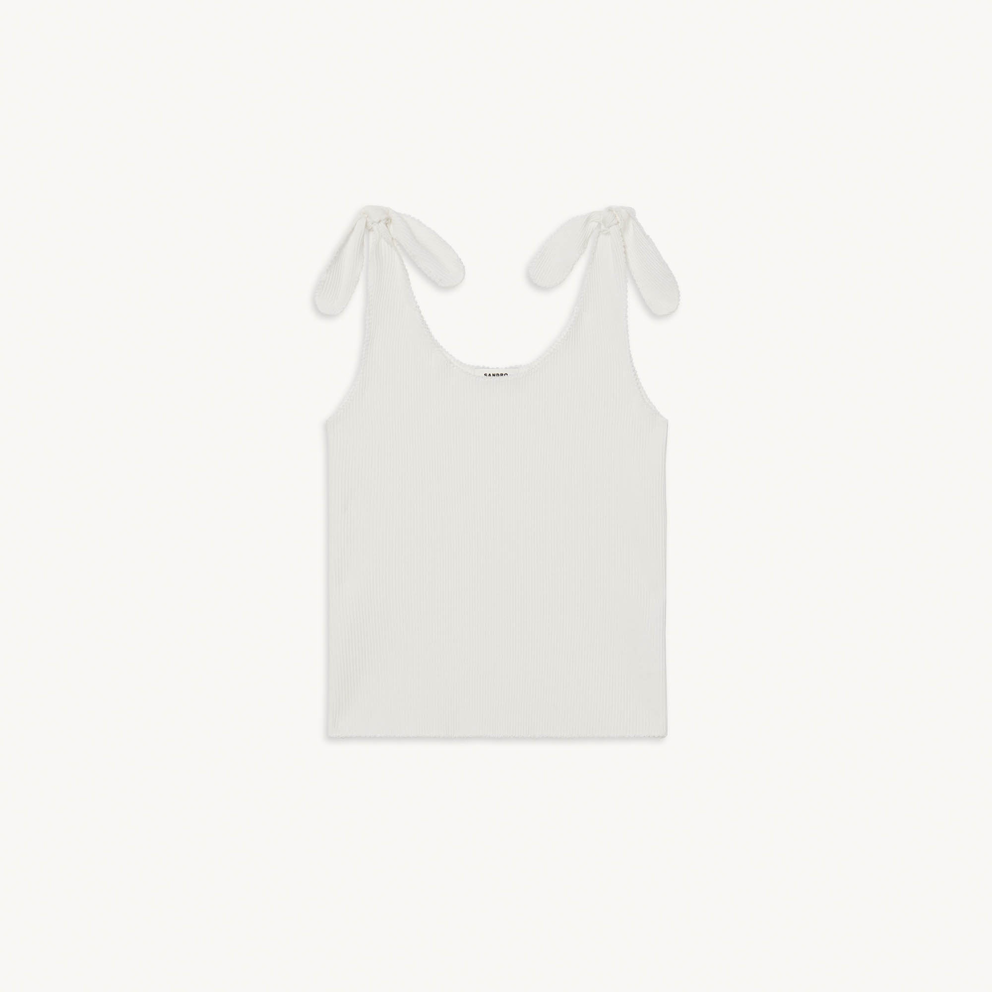 Vest top with tie straps - 1