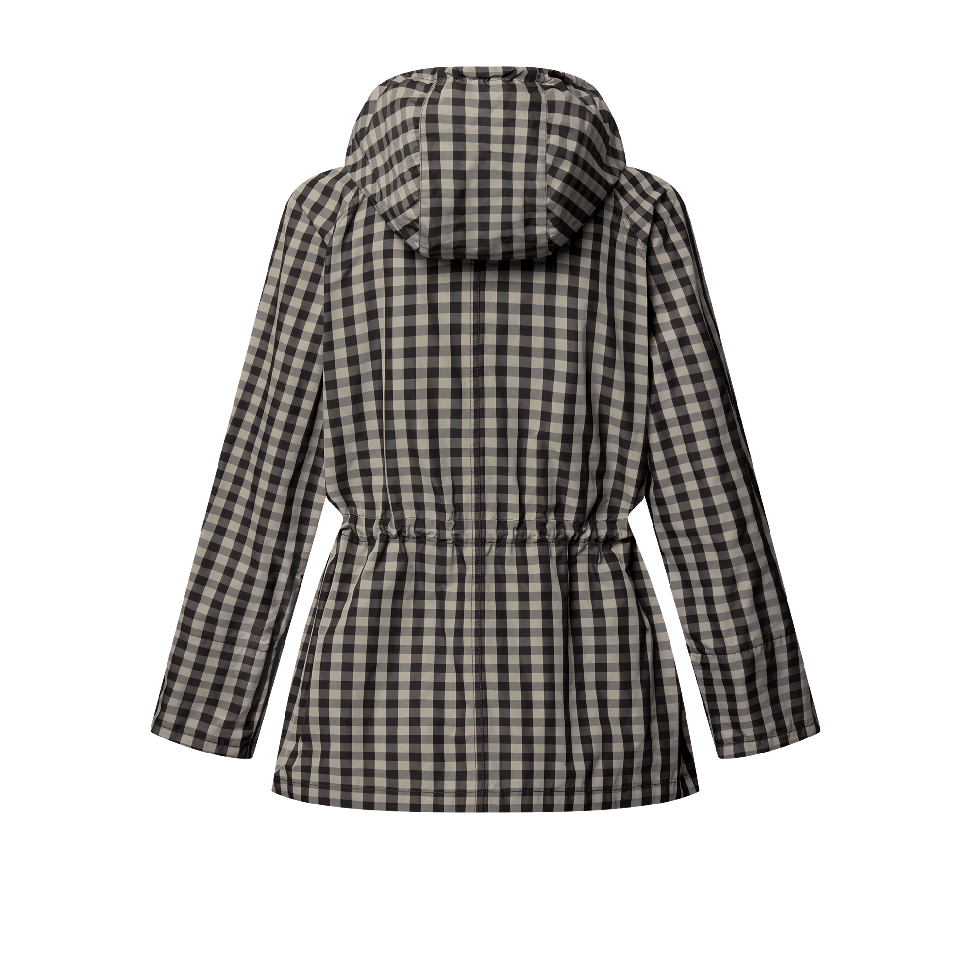 Check Hooded Parka - 3