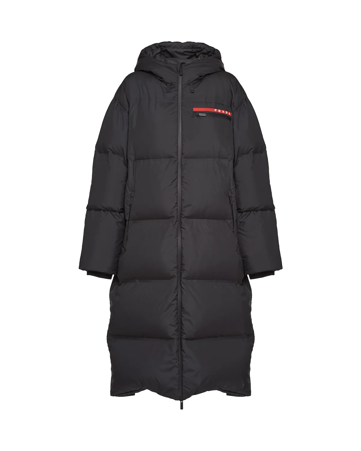 Light Polyester hooded puffer coat - 1