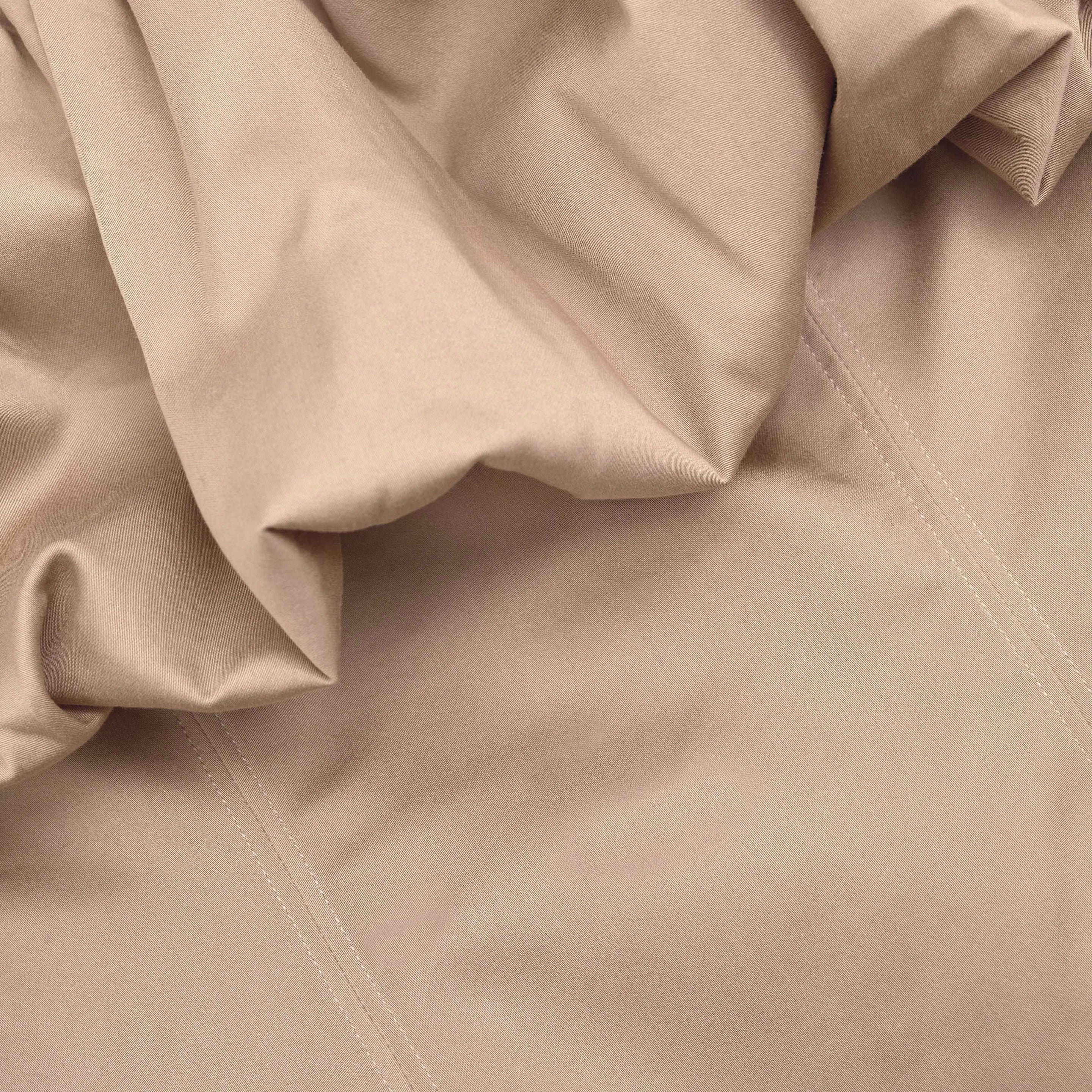 Beige Taffeta Bandeau Top - 5