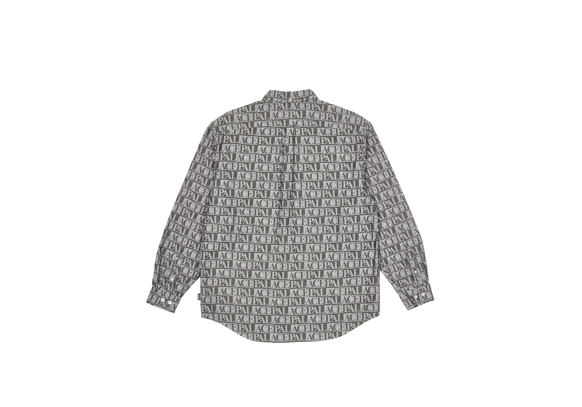 DOMINO PRINT OXFORD SHIRT BLACK - 2