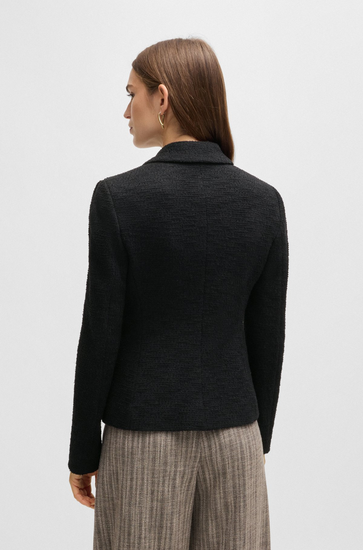 EXTRA-SLIM-FIT JACKET IN TWEED - 4