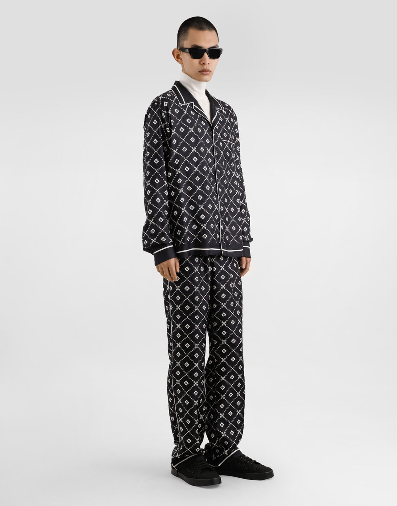 Dolce & Gabbana Printed twill trousers outlook