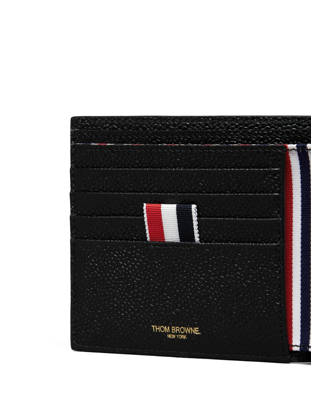 Pebble Grain Goose Embroidery Bilfold Men - 4