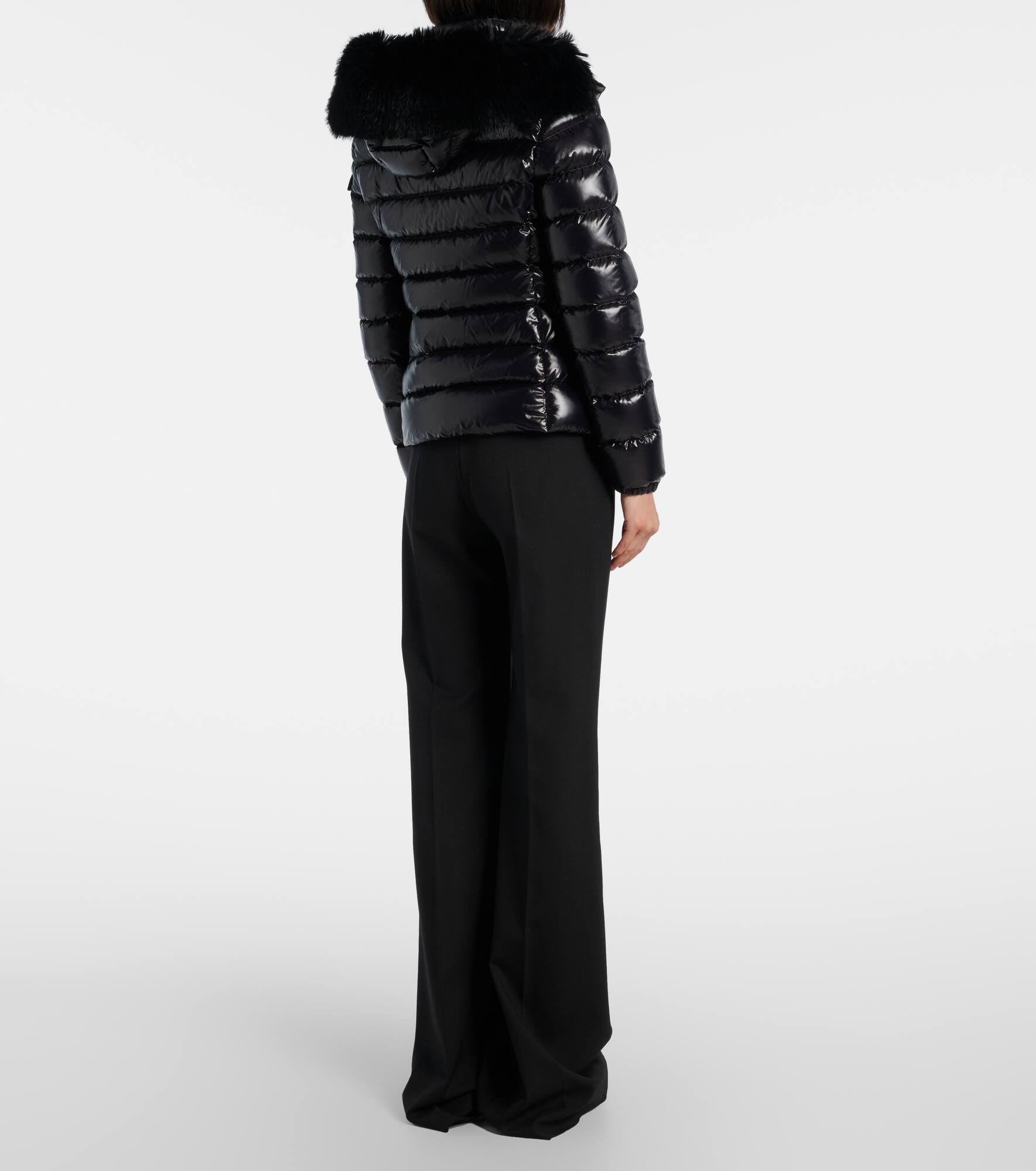 Badyf faux fur-trimmed down jacket - 3
