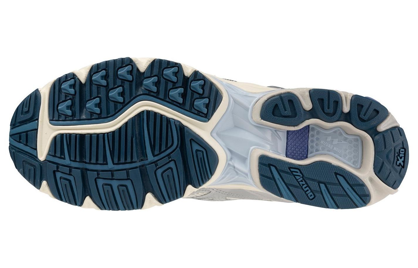 Mizuno Wave Rider 10 'White Silver Blue' D1GA243101 - 5