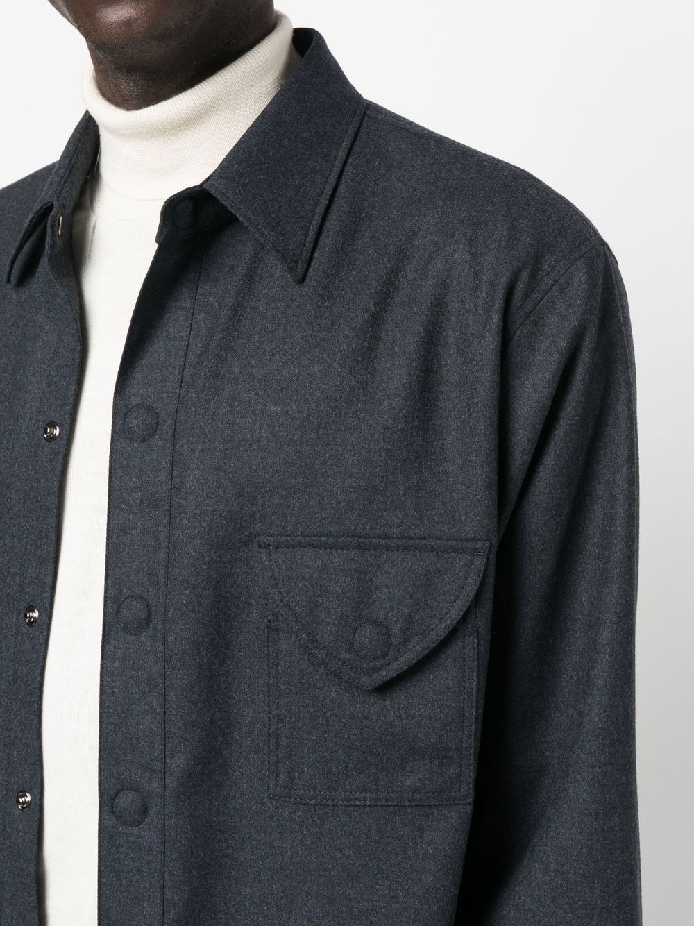 wool shirt jacket - 5