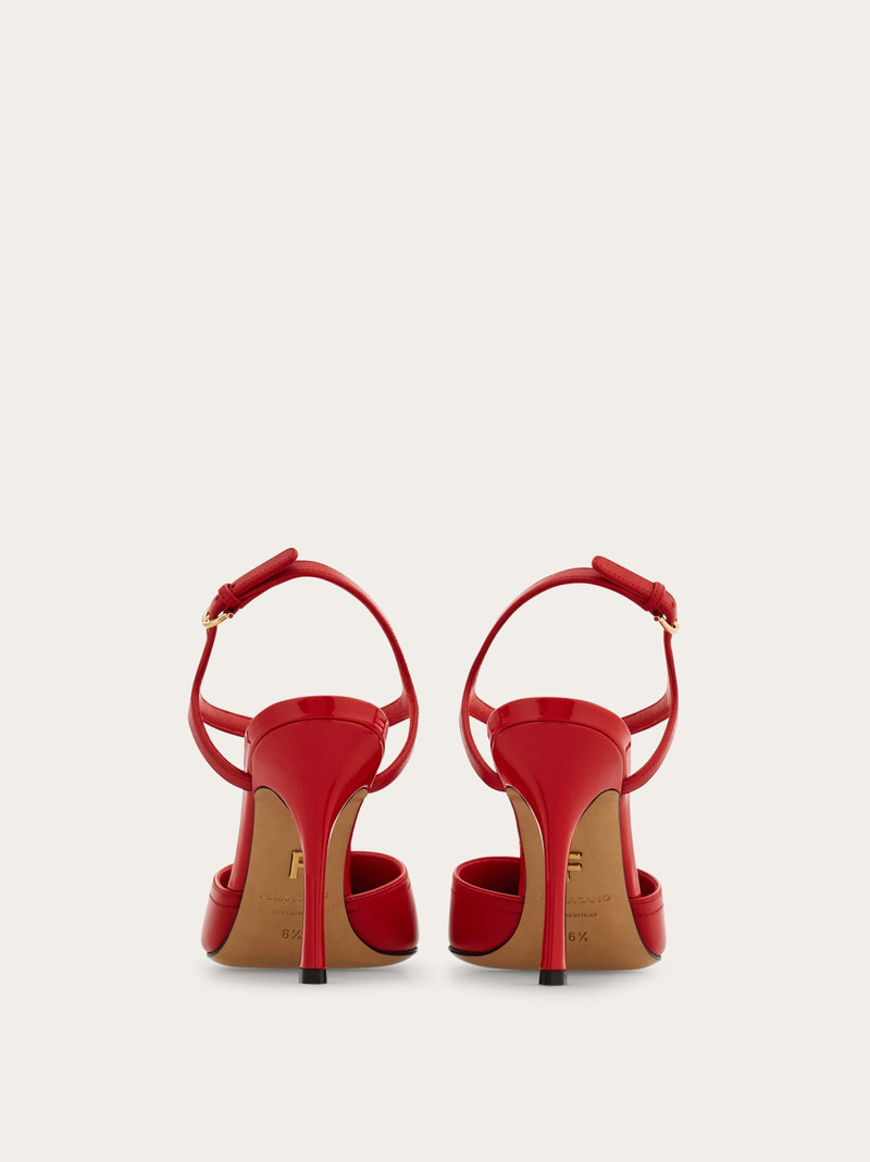 FERRAGAMO Pump with contrasting inlays outlook