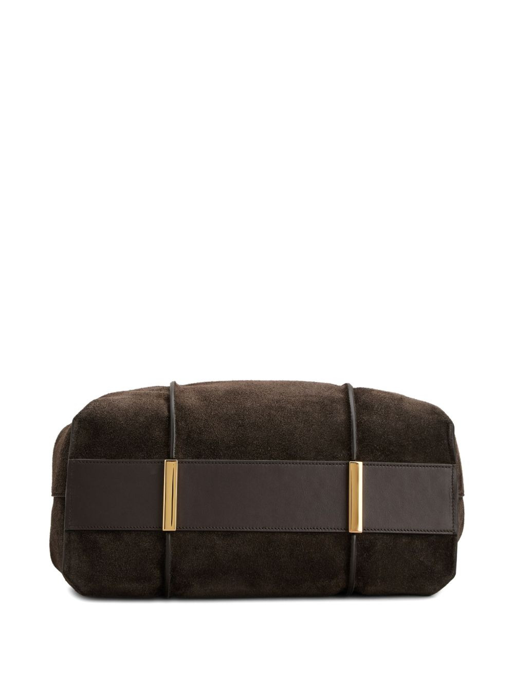 medium T-Bar suede shoulder bag - 3