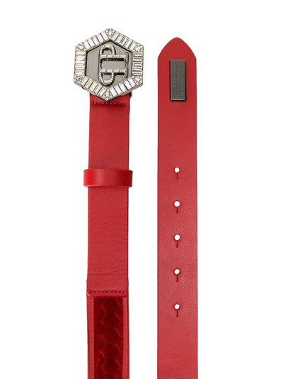 PHILIPP PLEIN quilted detail belt outlook