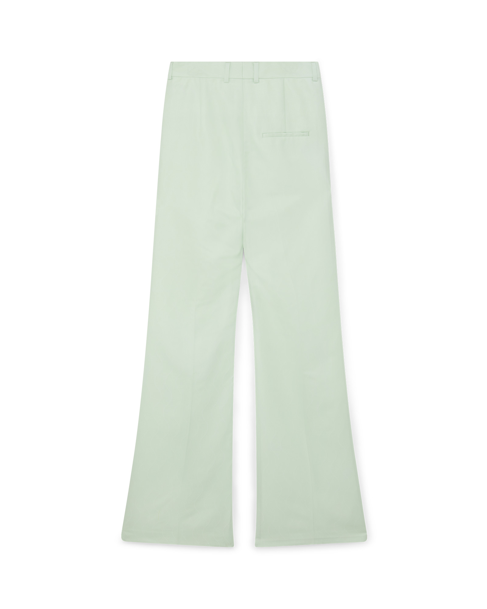 Mint Memphis Pinstripe Flared Trousers - 2