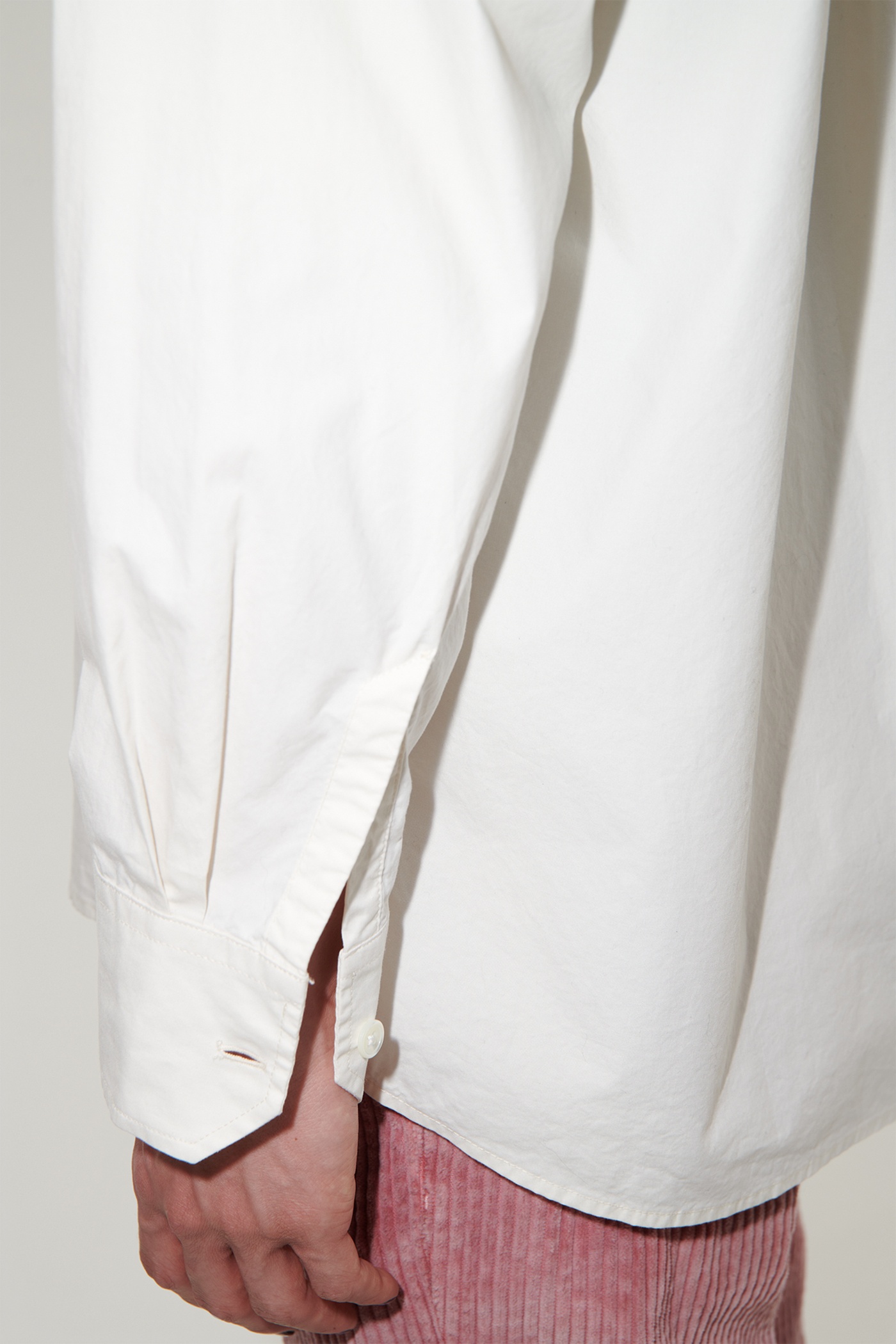 Above Shirt Jet Stream White Poplin - 6