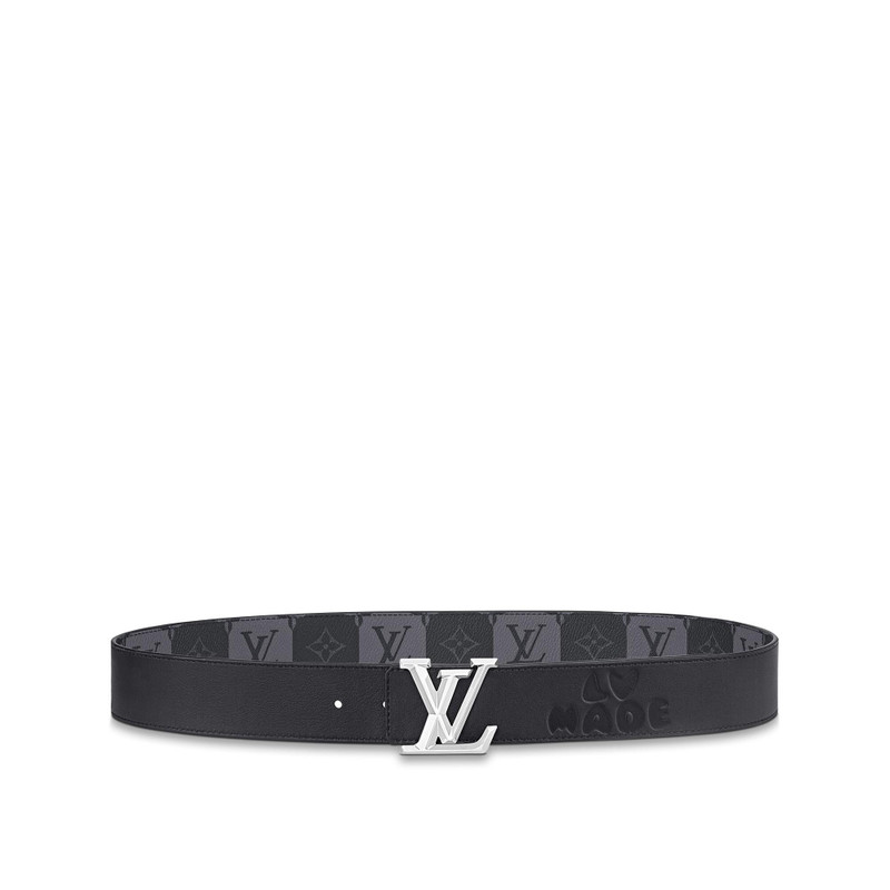 LV Pyramide Stripes 40MM Reversible Belt 4