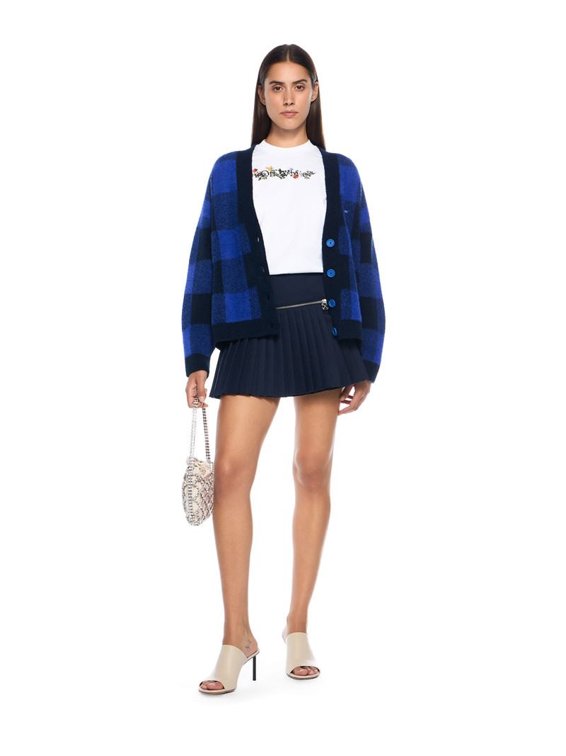 Off-White Zip Pleated Skirt outlook