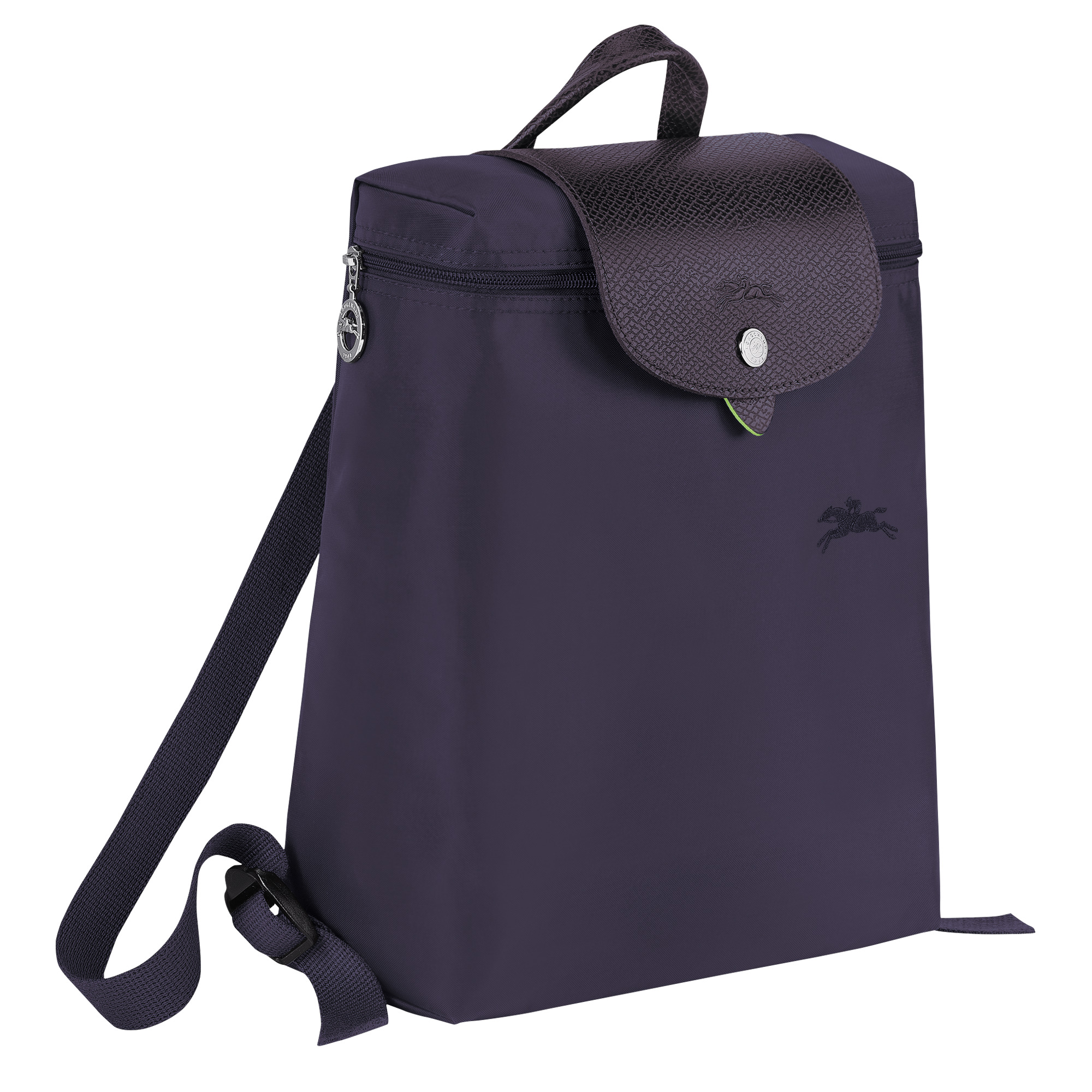 Longchamp Le Pliage Green M Backpack Bilberry - Recycled canvas