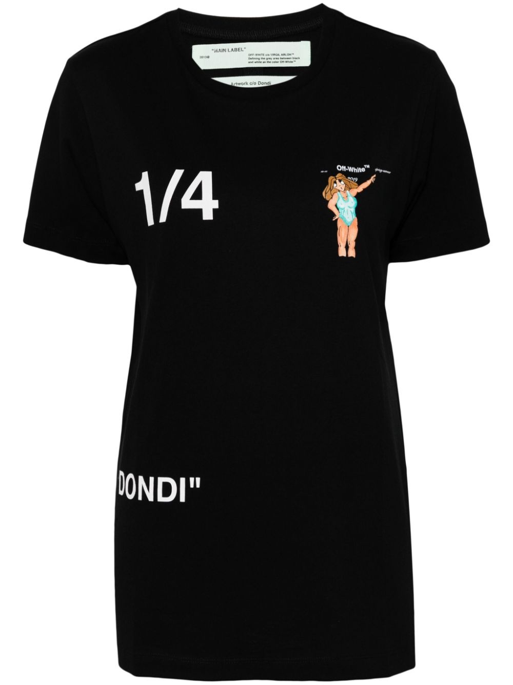 x Dondi Graffiti Girl cotton T-shirt - 1