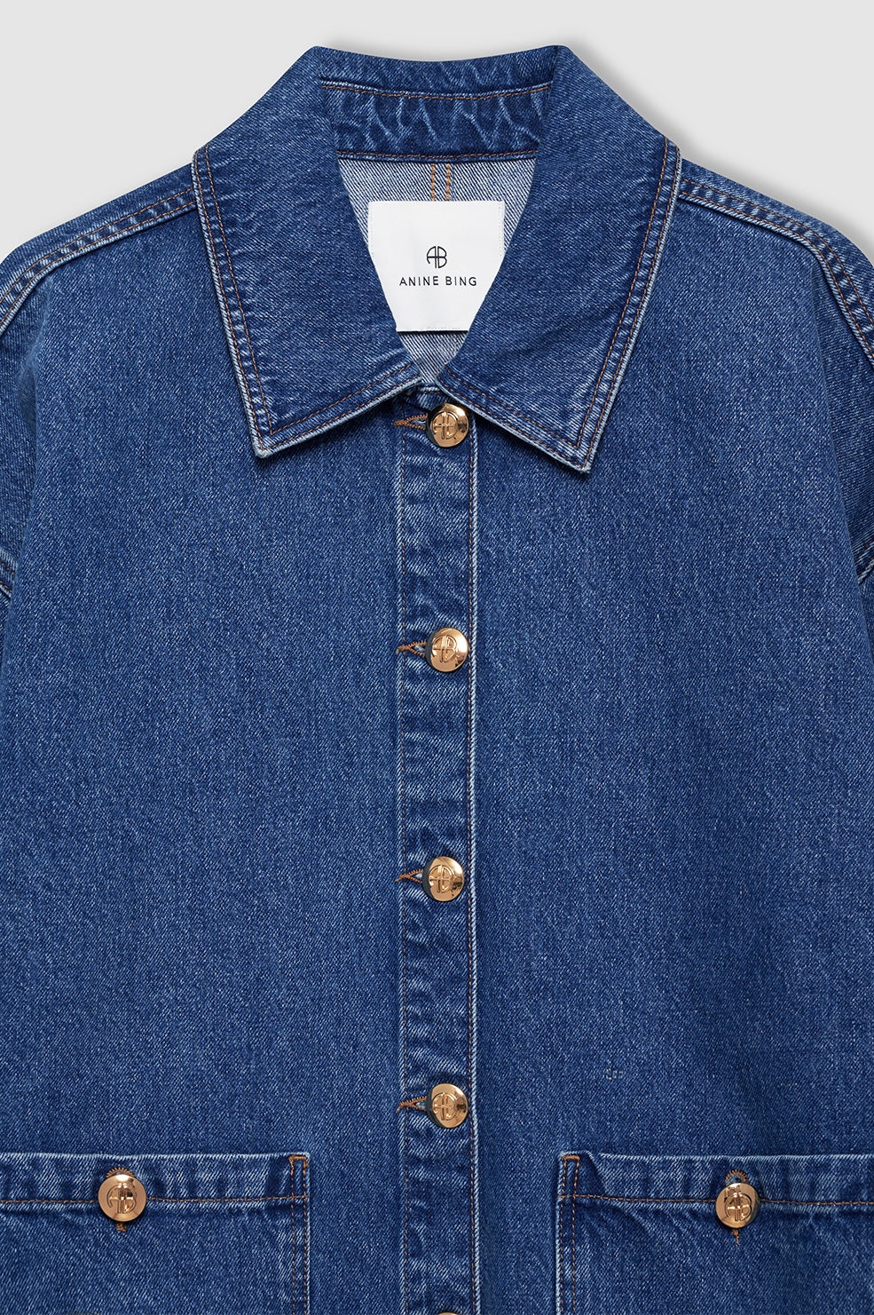 Luca Jacket - Clean Indigo Denim - 4
