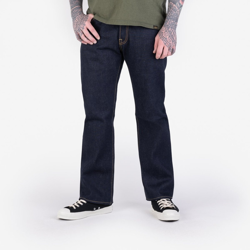 Iron Heart IH-634S-UHR 21/23oz Raw Selvedge Denim Straight Cut Jeans - Indigo outlook