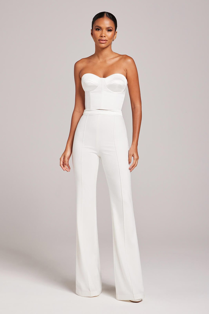 Ella White Corset Top 1