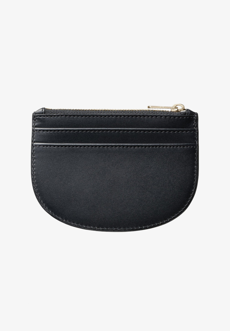 A.P.C. DEMI-LUNE NEW COIN PURSE - SMOOTH VEGETABLE-TANNED LEATHER outlook