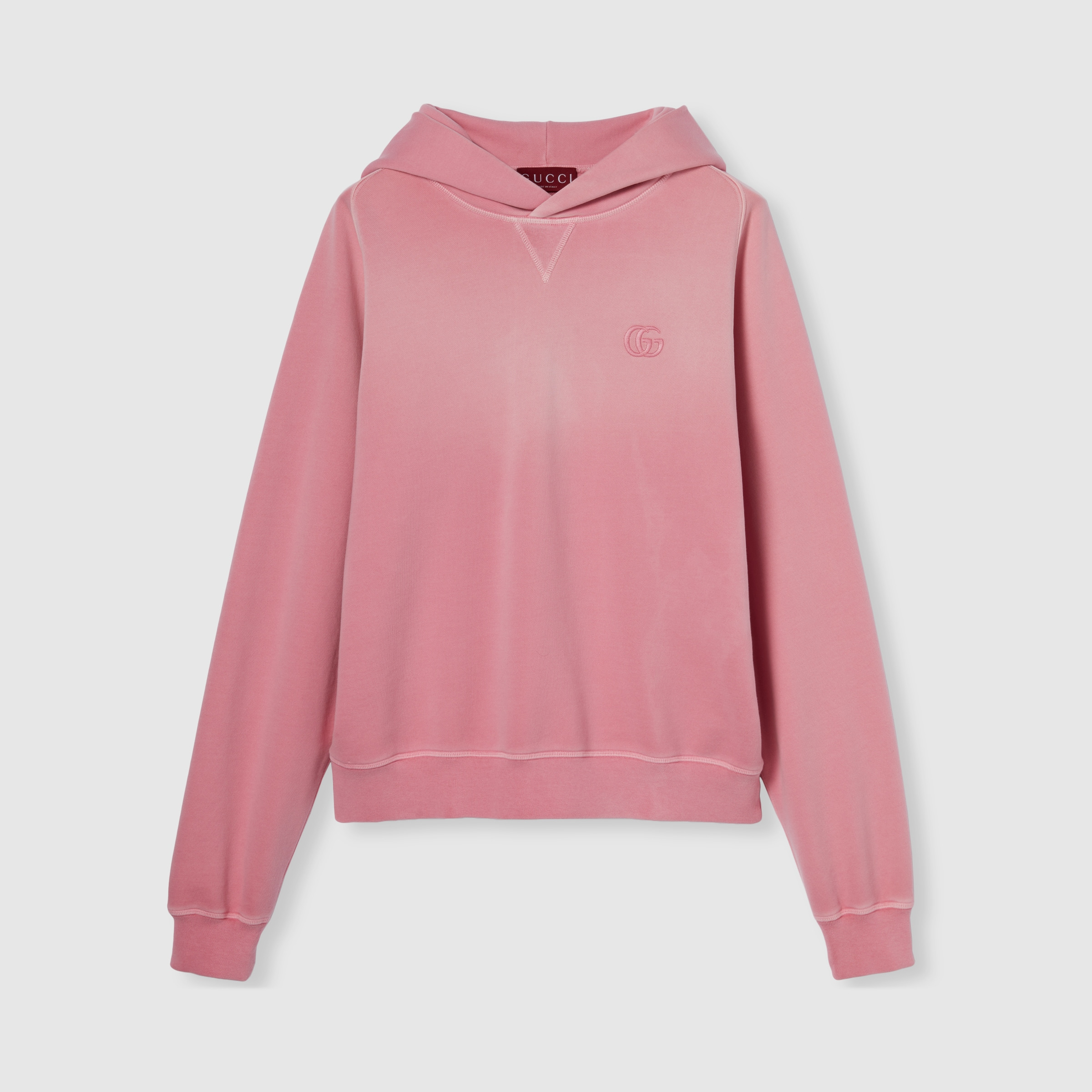 Cotton jersey sweatshirt with embroidery - 1